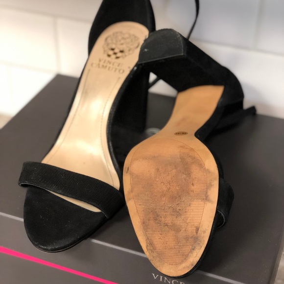 Vince Camuto Malissa Suede Block Heels - Picture 2 of 3